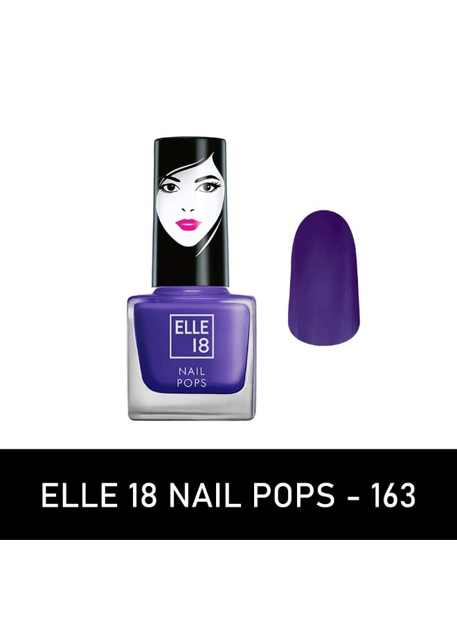 Elle18 Elle 18 Nail Pops Nail Color 159 & Elle18 Matte, Glossy Finish Nail Pops Color 161, 161, 5 Ml & Elle18 Nail Pops Nail Color 163, Glossy & Matte Finish, 5Ml - Image 4